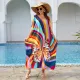 Fashionable beach smock, cotton positioning printed robe