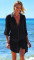 Fashion buckle beach bikini sun protection shirt