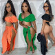 European and American women's stock three piece set, available in three colors