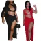 Fashion Solid Color Asymmetric Sexy Dress Nightclub Dress