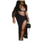 Fashion Solid Color Asymmetric Sexy Dress Nightclub Dress