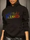 Fashion hooded plush sweater