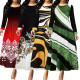 Fashionable digital printed dress