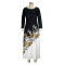 Fashionable digital printed dress