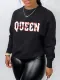 Sexy and fashionable long sleeved printed thickened sweater