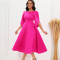 Fashionable large swing dress
