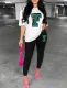 Printed fashion pants set
