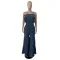 Fashion bra denim one-piece Bloomers