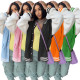 New European and American women's casual knitted jacket jacket jacket