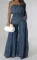 Fashion bra denim one-piece Bloomers