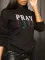 Casual and fashionable cotton printed hooded plush sweater