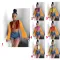 Fashionable Spliced Umbilical Pit Top