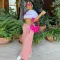 Fashion Thickened Cotton Loose Workwear Pocket Wide Leg Pants
