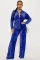 Fashion casual gold diamond cardigan two-piece set