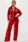 Fashion casual gold diamond cardigan two-piece set
