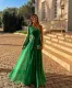Sexy Diagonal Shoulder Slim Fit Dress Long Dress