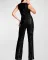 Fashion and sexy sequin sleeveless jumpsuit