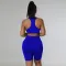 Fashion Sports Tank Top Long Sleeve Short Set