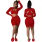 Fashion Sports Tank Top Long Sleeve Short Set