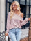 Fashion Casual Solid Color Fake Two Piece Slim Fit Top