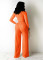 New Style Casual Solid Low cut Set Cross border Women's Two Piece Set