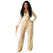 New Style Casual Solid Low cut Set Cross border Women's Two Piece Set