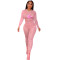 Popular Letter Printing Casual Two Piece Set