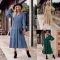 Fashion Casual Shirt Collar Waist Wrapped Long Sleeve Dress