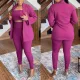 Sexy Large Suit Bra Elastic Tight Three Piece Set