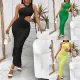 Fashion Round Neck Off Shoulder Slim Fit Sexy Dress