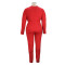 Two piece set of fashionable oversized elastic waist pants