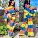 Fashionable Loose Fit Large Long Sleeve Set