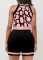 Sexy Fashion Circle Print Sleeveless Round Neck Dress