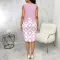 Sexy and fashionable digital printed sleeveless dress