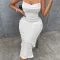 Casual Sexy Open Back Strap Dress
