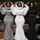 Sexy Large Fit Solid Hooded Fishtail Dress Set