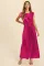 Sexy Sleeveless Waistband Round Neck Sequin Dress