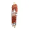 Fashionable slim fitting long sleeved printed dress