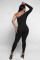 Fashion Diagonal Shoulder Slim Fit Breathable Jumpsuit