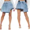 Sexy slim fitting denim dress