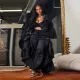 Fashionable solid color ruffled shawl jacket