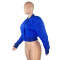 Star Embossed Thumb Clip Cotton Thickened Thermal Jacket