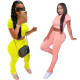 Fashion Cotton Sweat-absorbing Short Sleeve Pants Sports Set