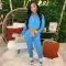 Japanese sweater fleece casual three piece set