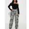 Sexy Solid Thick Button Lapel Off Shoulder Top