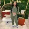 Japanese sweater fleece casual three piece set