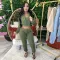 Japanese sweater fleece casual three piece set