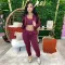 Japanese sweater fleece casual three piece set