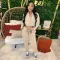 Japanese sweater fleece casual three piece set