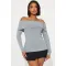 Sexy Solid Thick Button Lapel Off Shoulder Top
